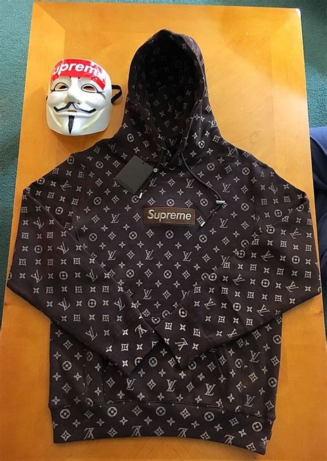 supreme lv hoodie retail price